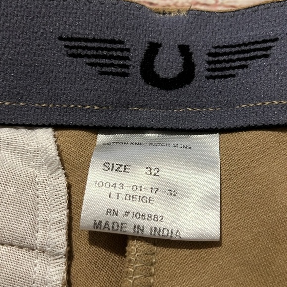 Tuffrider cotton knee patch men pants. Size 32 - Picture 8 of 12